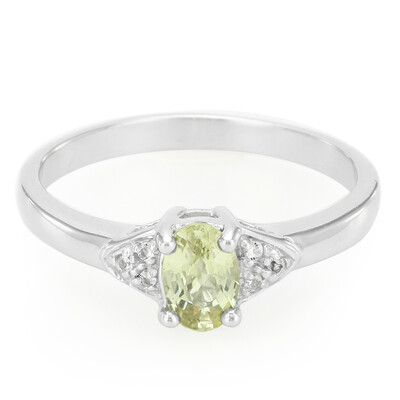 Chrysoberyll-Silberring