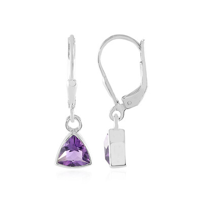 Uruguay-Amethyst-Silberohrringe