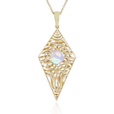 Welo-Opal-Goldhalskette (Ornaments by de Melo)