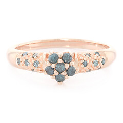 Fancy-Diamant-Silberring