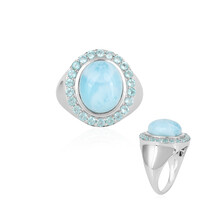 Larimar-Goldring (KM by Juwelo)