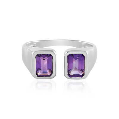 Sibirischer Amethyst-Silberring