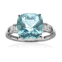 AAA-Brasilianischer Aquamarin-Goldring (CIRARI)