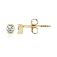 Lupenreiner (F) Brillant-Goldohrringe (LUCENT DIAMONDS)
