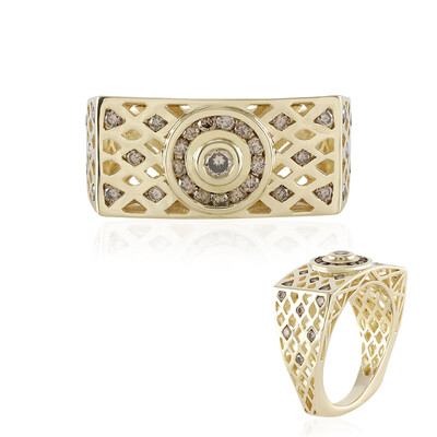 I2 Champagner-Brillant-Goldring (Ornaments by de Melo)