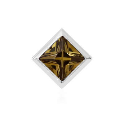 Gelber Zirkon-Silberanhänger (MONOSONO COLLECTION)
