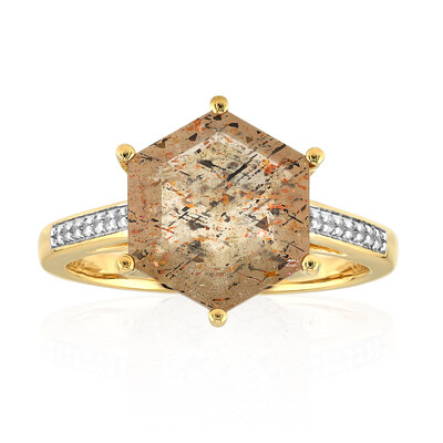 Australischer Sonnenstein-Goldring