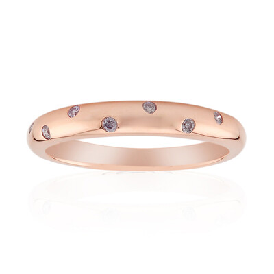 Pinkfarbener I3 Argyle-Brillant-Goldring (Mark Tremonti)