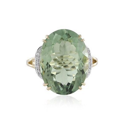 Rio Grande-Grüner Amethyst-Goldring