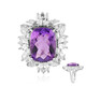 Amethyst-Silberring