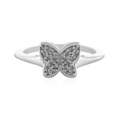 I2 (I) Diamant-Silberring