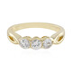 Weißer Saphir-Goldring (Adela Gold)