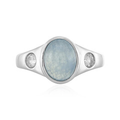 Aquamarin-Silberring