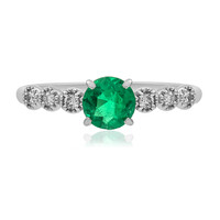 AAA-Sambia-Smaragd-Platinring (CIRARI)