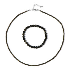 Gold-Obsidian-Silberset