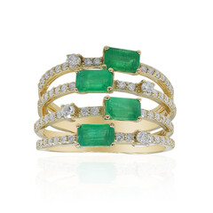 AAA-Sambia-Smaragd-Goldring (CIRARI)