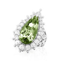 Grüner Amethyst-Silberring (Dallas Prince Designs)