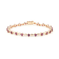 Rhodolith-Silberarmband