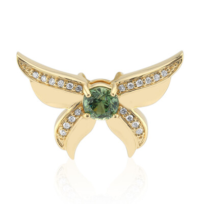 Madagaskar-Demantoid-Goldanhänger (de Melo)