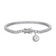 Weißer Topas-Silberarmband (Adela Silber)