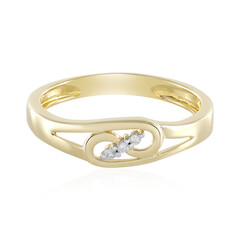 I2 (I) Diamant-Silberring