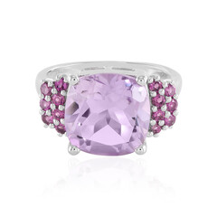 Lavendel-Amethyst-Silberring