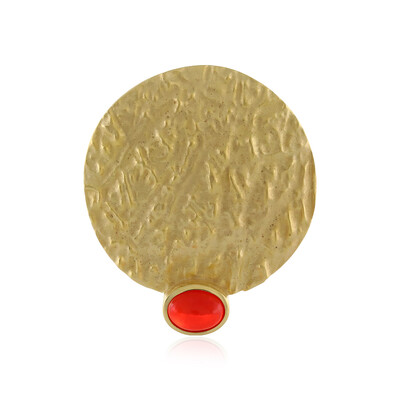 Äthiopischer Roter Opal-Silberanhänger (MONOSONO COLLECTION)