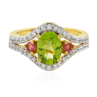 Peridot-Silberring