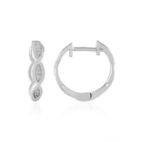 I2 (I) Diamant-Silberohrringe