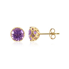 Amethyst-Silberohrringe