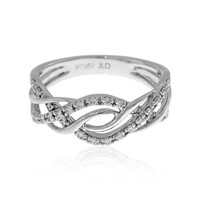 Lupenreiner (F) Brillant-Platinring (LUCENT DIAMONDS)