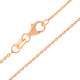 Roségold-Ankerkette - 45 cm - 1,06 g