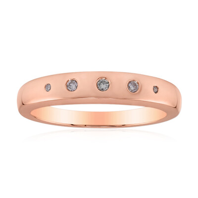 Pinkfarbener I3 Argyle-Brillant-Goldring (Mark Tremonti)