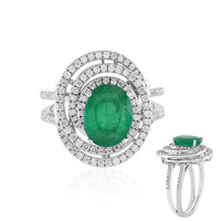Sambia-Smaragd-Goldring