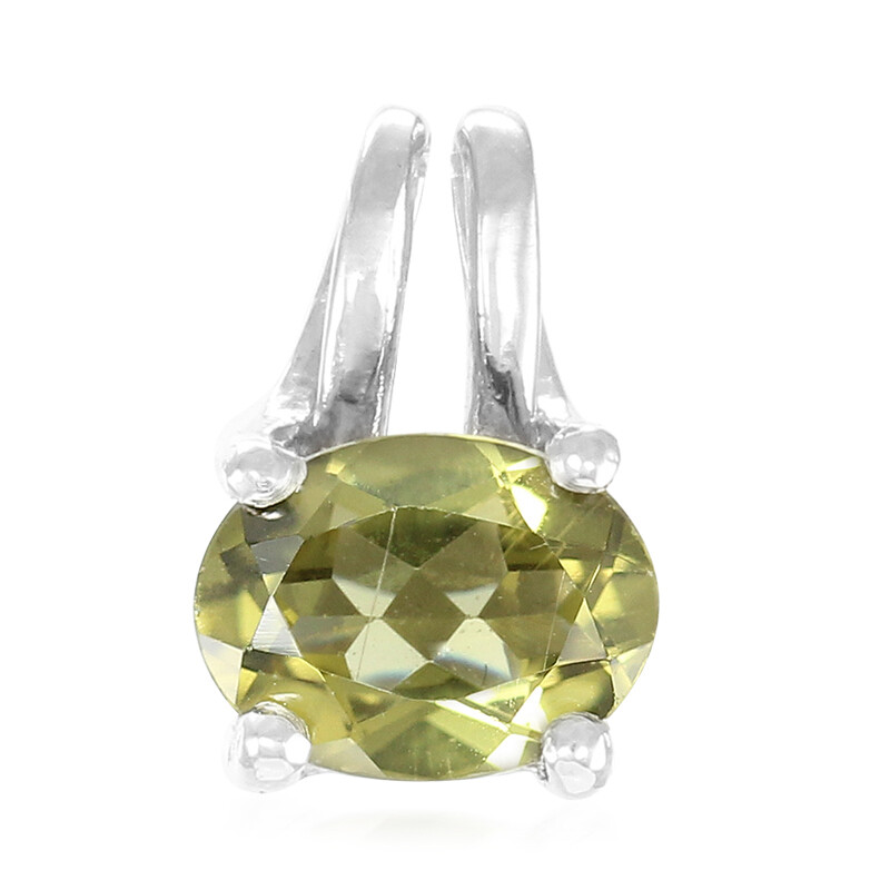 Adelia´s Kettenanhänger »Perle 925 Silber Edelstein Anhänger« Für