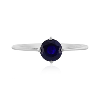 Blauer Madagaskar-Saphir-Silberring