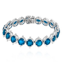 Farbwechsel-Fluorit-Silberarmband (Dallas Prince Designs)