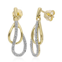 I2 (I) Diamant-Goldohrringe