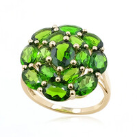 Russischer Diopsid-Goldring