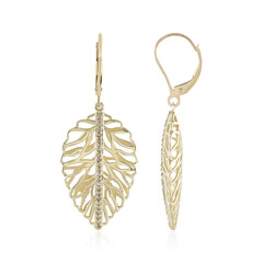 I2 Champagner-Diamant-Goldohrringe (Ornaments by de Melo)