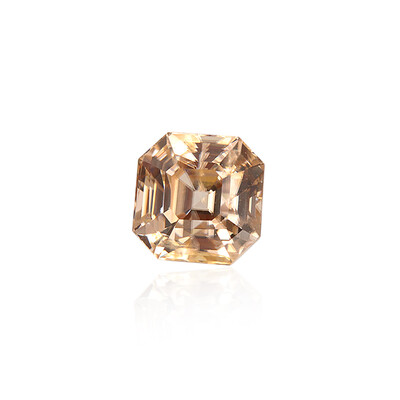 Champagner-Zirkon 3,895 ct