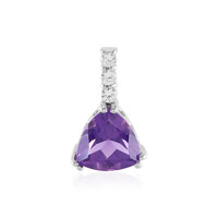 Sibirischer Amethyst-Silberanhänger