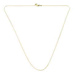Silber-Serpentina-Kette - 61 cm - 3,38 g - vergoldet