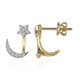 SI1 (G) Brillant-Goldohrringe (Annette)
