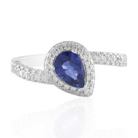 Blauer Saphir-Goldring (de Melo)