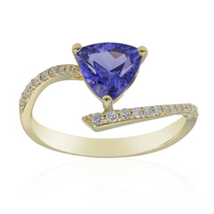 AAA-Tansanit-Goldring (CIRARI)