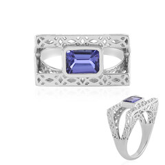AAA-Tansanit-Goldring (Ornaments by de Melo)
