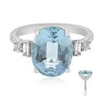 AAA-Brasilianischer Aquamarin-Goldring (CIRARI)
