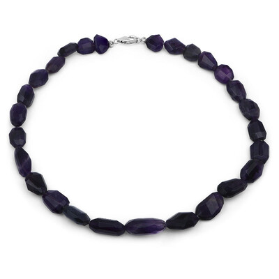 Amethyst-Silberhalskette