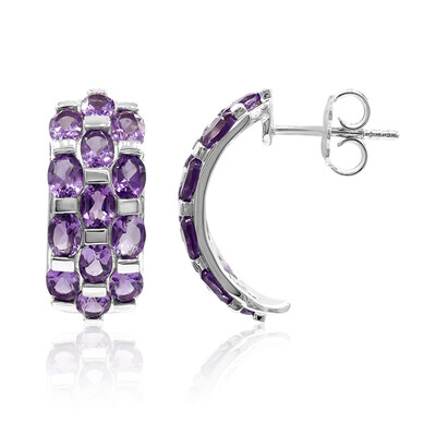 Amethyst-Silberohrringe